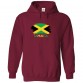 Jamaica With Flag Classic Unisex Kids and Adults Pullover Hoodie Jamaica With Flag Classic Unisex Kids and Adults Pullover Hoodie